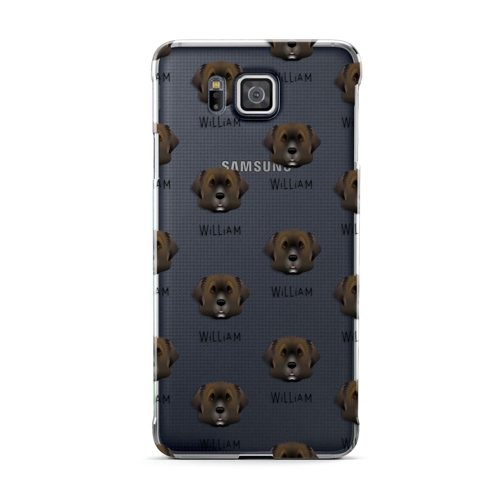 Leonberger Icon with Name Samsung Galaxy Alpha Case