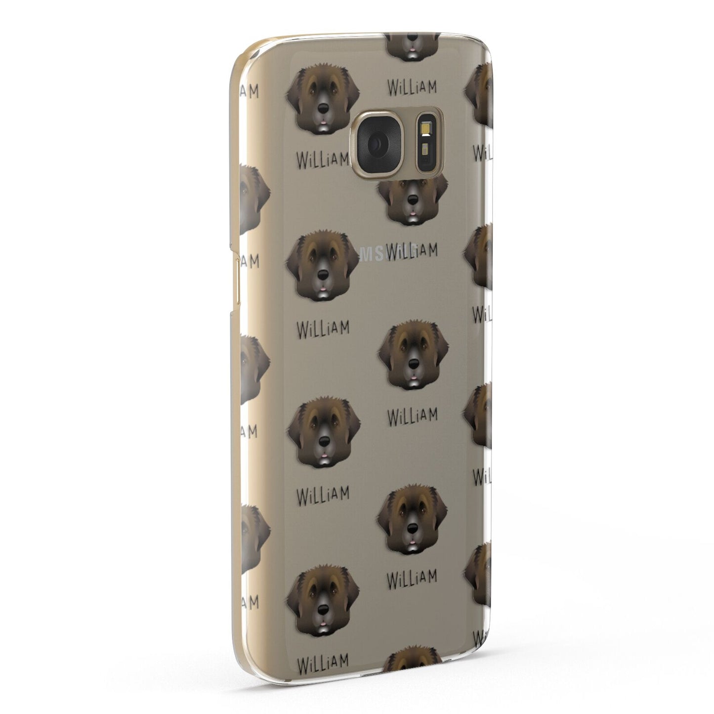 Leonberger Icon with Name Samsung Galaxy Case Fourty Five Degrees