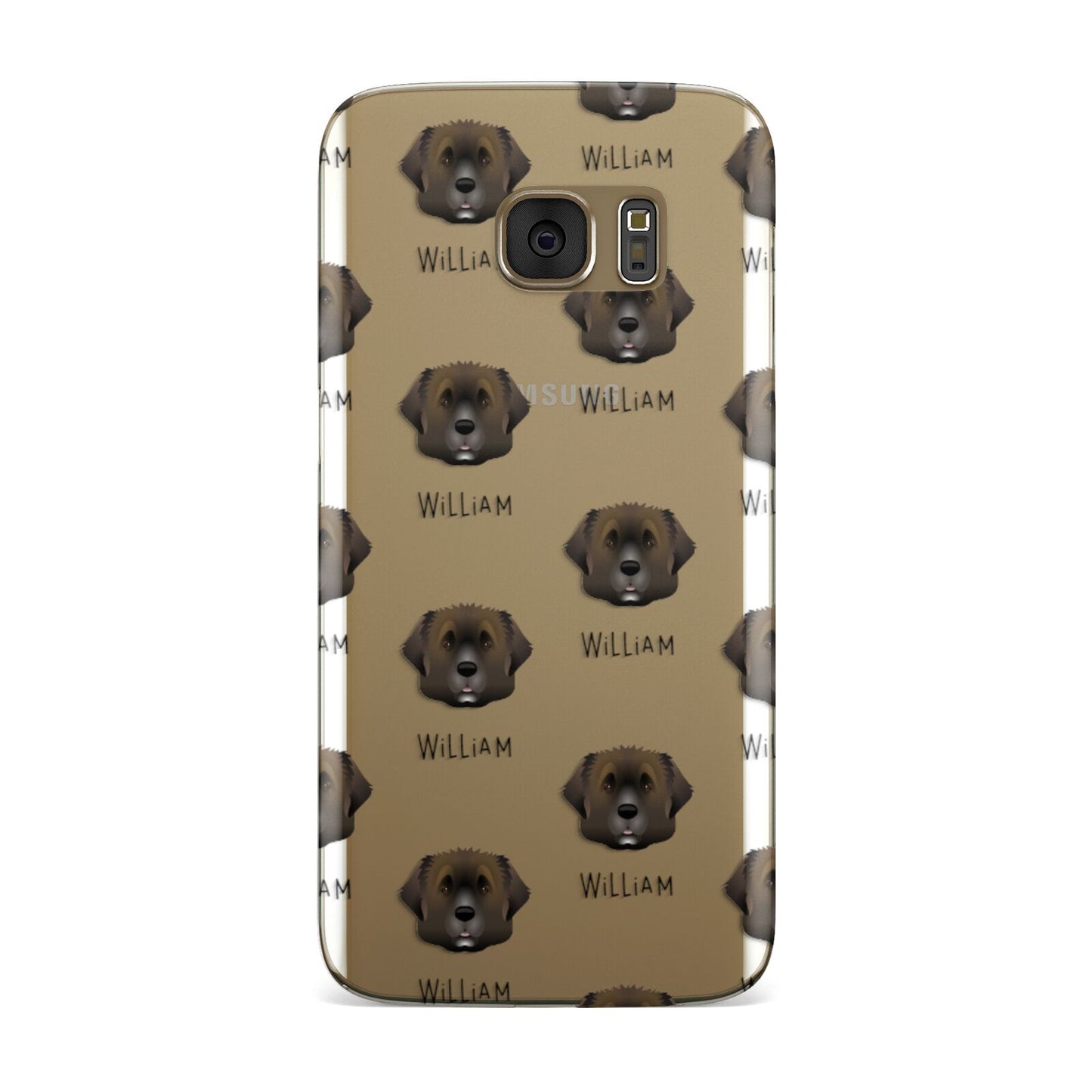 Leonberger Icon with Name Samsung Galaxy Case