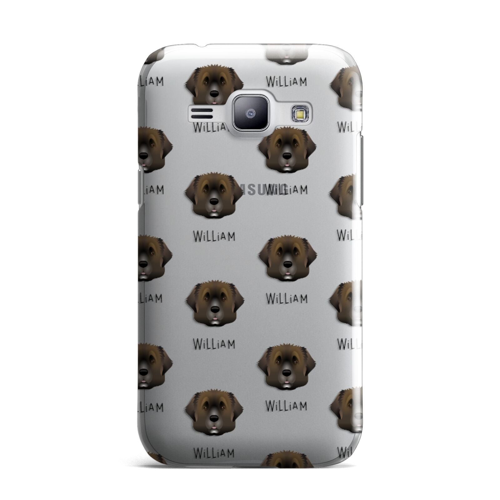Leonberger Icon with Name Samsung Galaxy J1 2015 Case