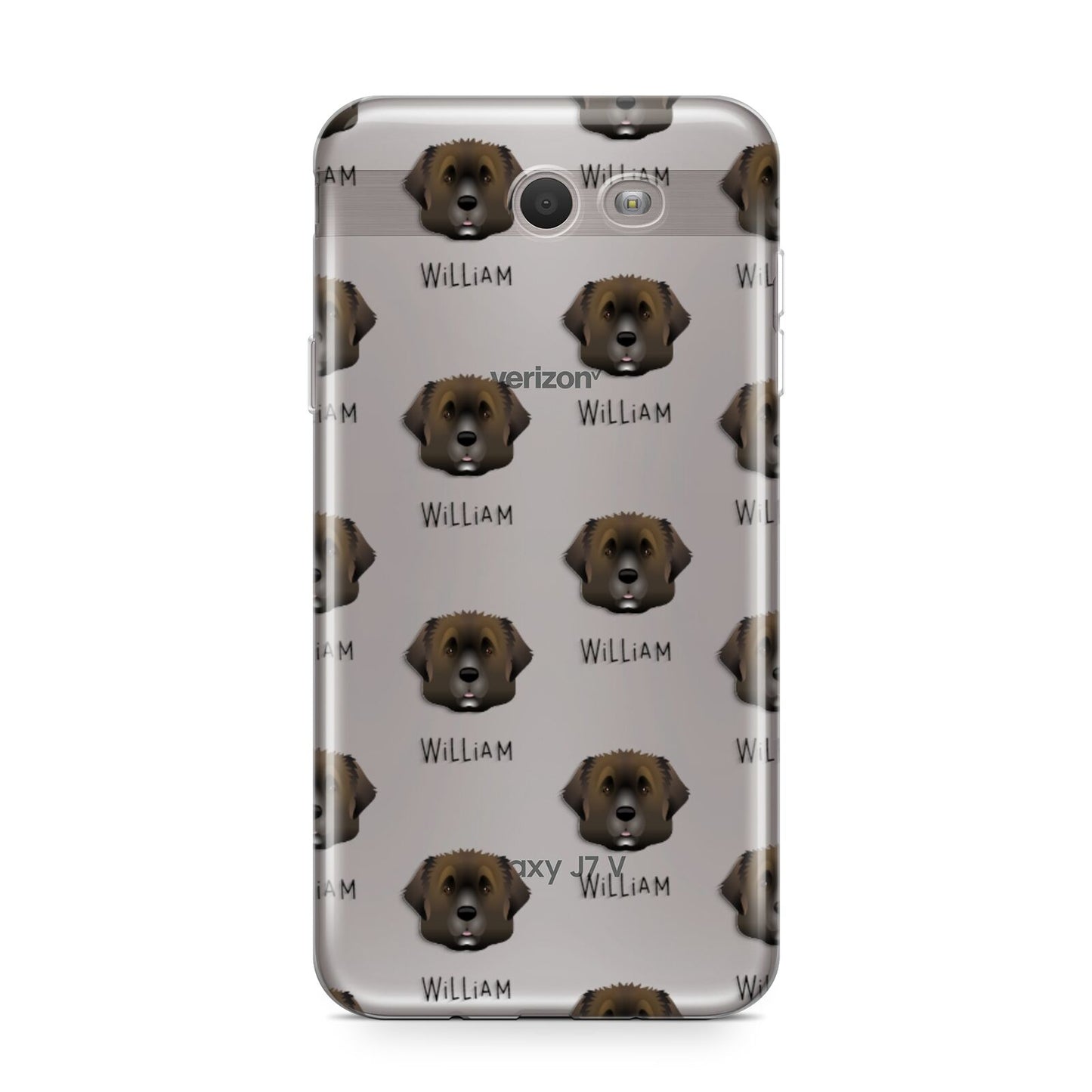 Leonberger Icon with Name Samsung Galaxy J7 2017 Case