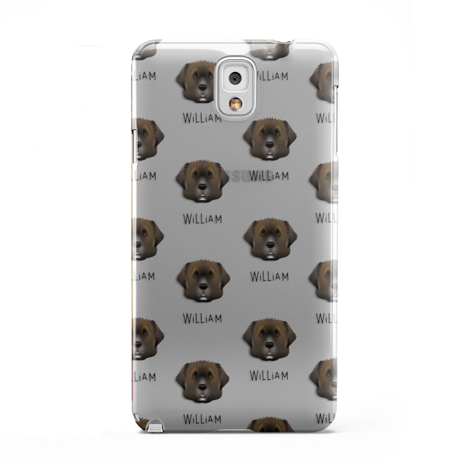 Leonberger Icon with Name Samsung Galaxy Note 3 Case