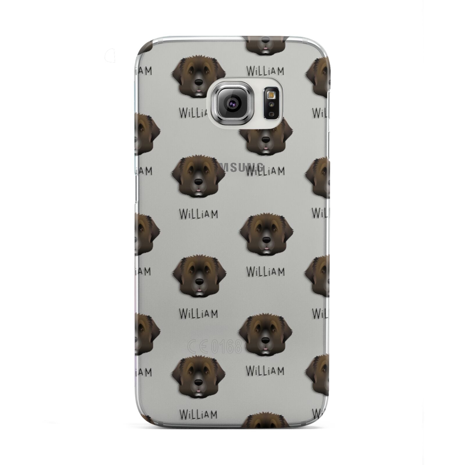Leonberger Icon with Name Samsung Galaxy S6 Edge Case