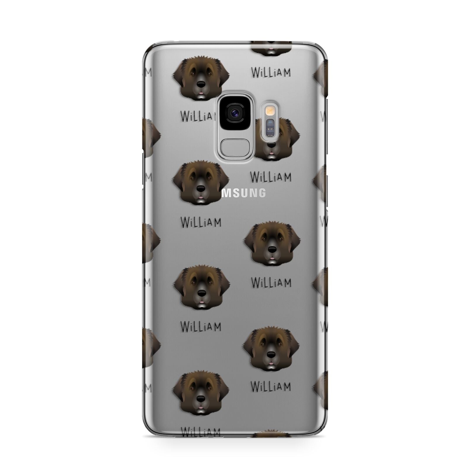 Leonberger Icon with Name Samsung Galaxy S9 Case