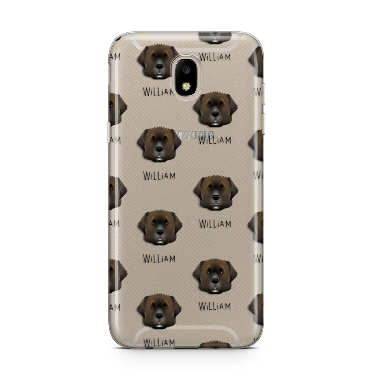Leonberger Icon with Name Samsung J5 2017 Case