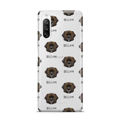 Leonberger Icon with Name Sony Xperia 10 III Case