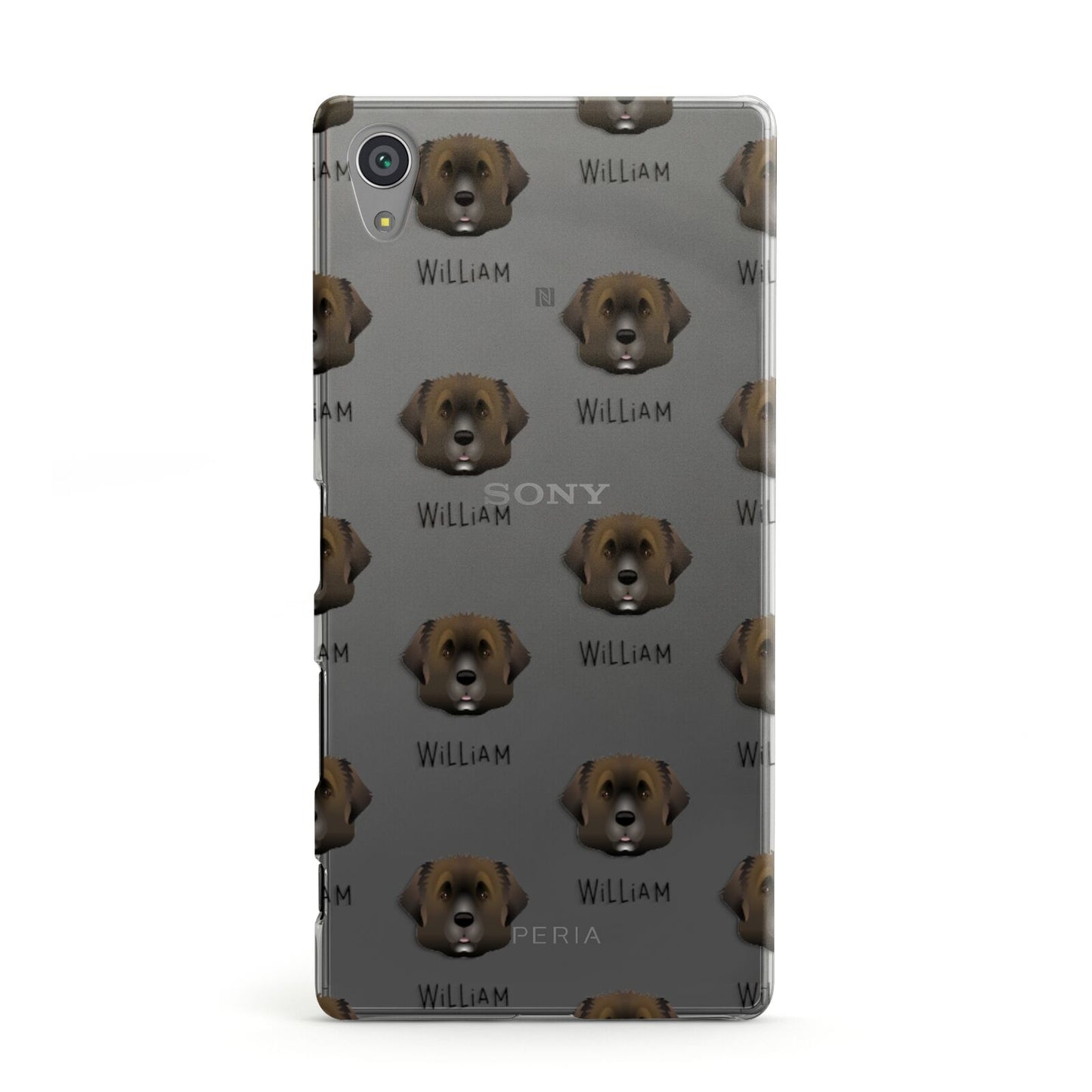 Leonberger Icon with Name Sony Xperia Case