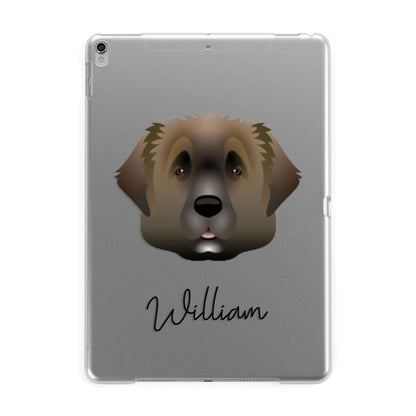 Leonberger Personalised Apple iPad Silver Case