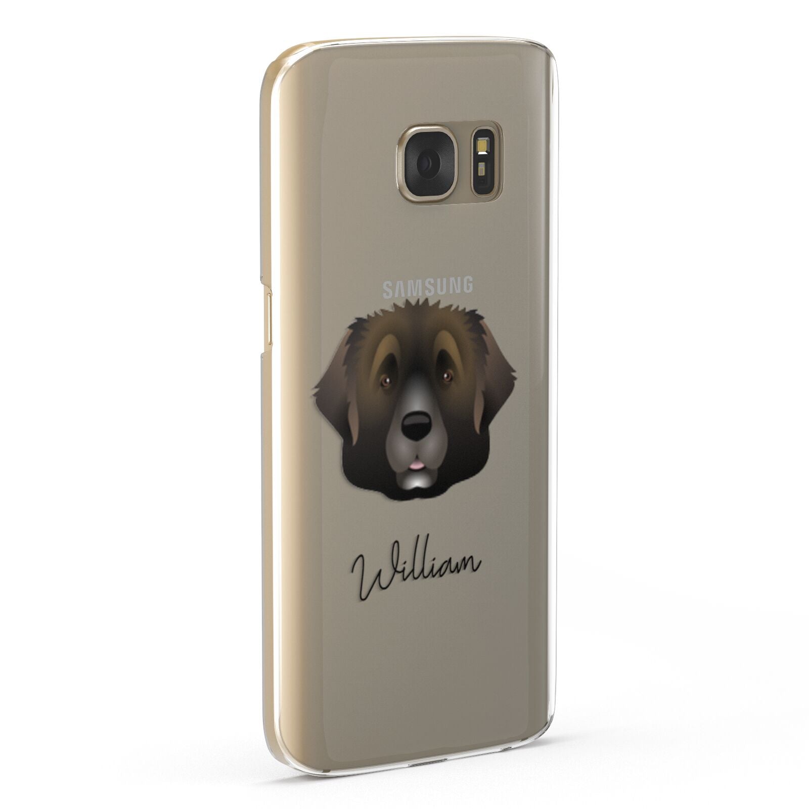 Leonberger Personalised Samsung Galaxy Case Fourty Five Degrees