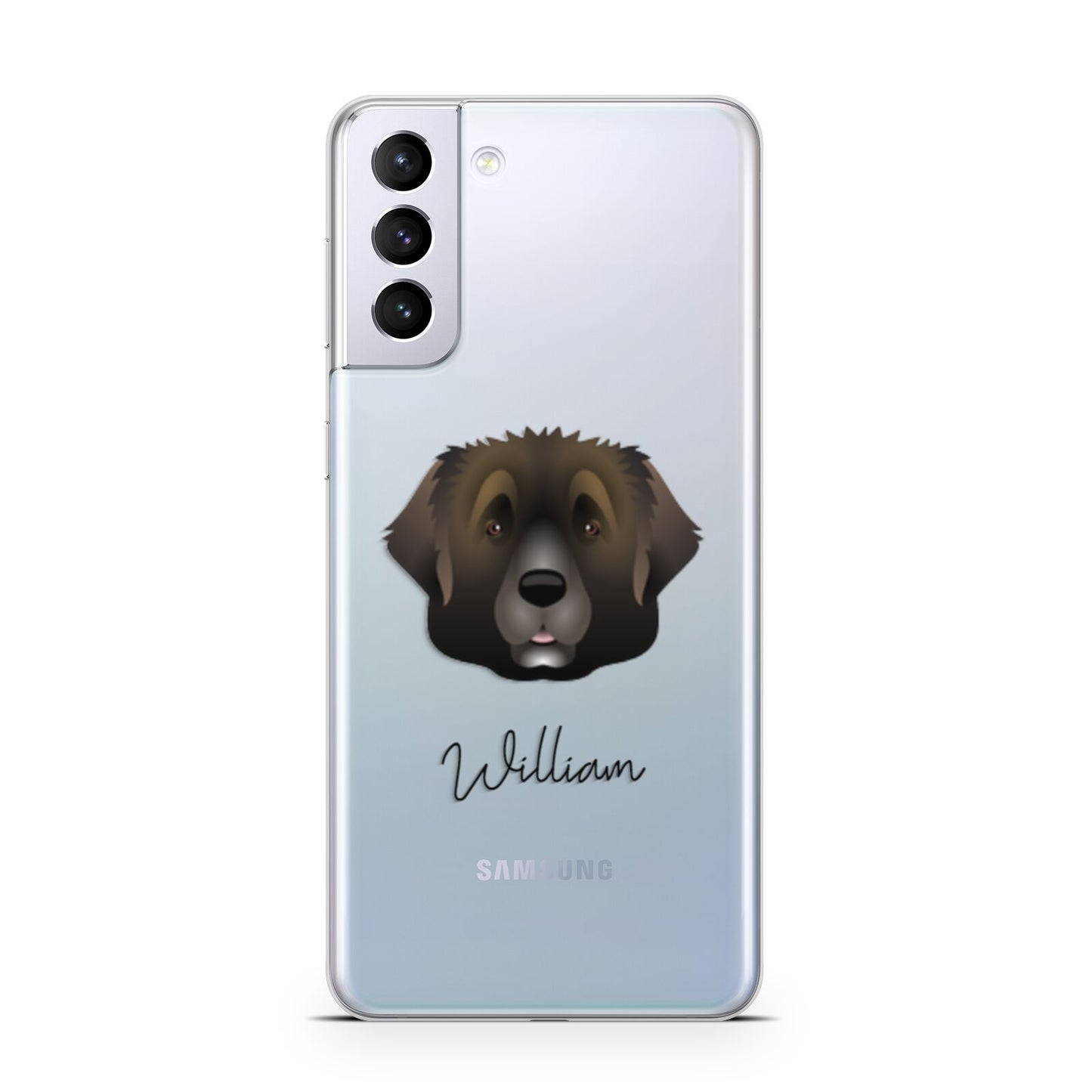 Leonberger Personalised Samsung S21 Plus Phone Case