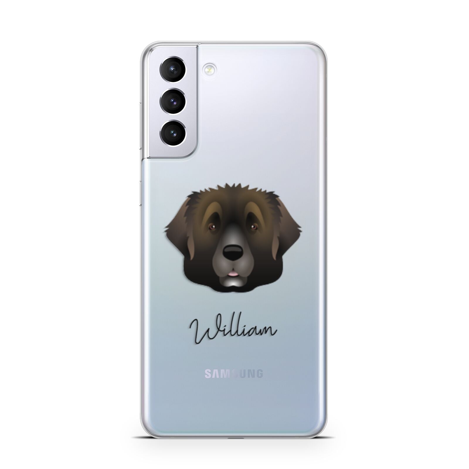 Leonberger Personalised Samsung S21 Plus Phone Case