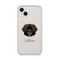 Leonberger Personalised iPhone 14 Plus Clear Tough Case Starlight
