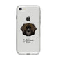 Leonberger Personalised iPhone 8 Bumper Case on Silver iPhone
