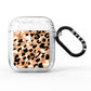 Leopard Print AirPods Glitter Case