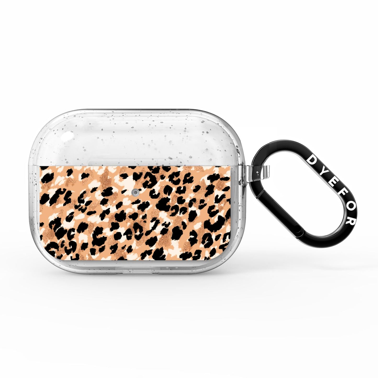 Leopard Print AirPods Pro Glitter Case
