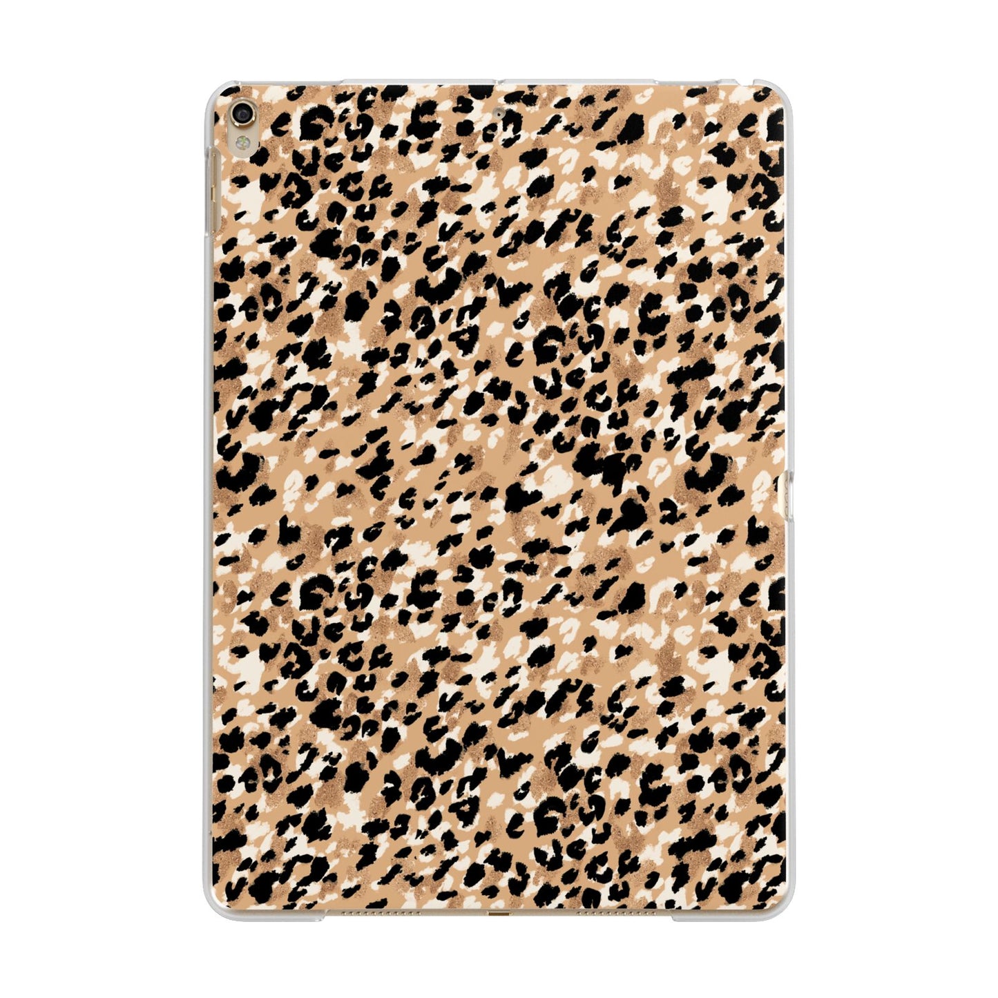 Leopard Print Apple iPad Gold Case