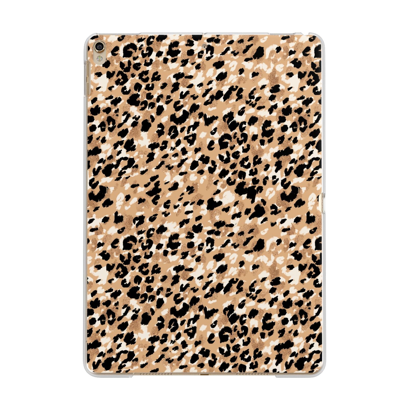 Leopard Print Apple iPad Gold Case