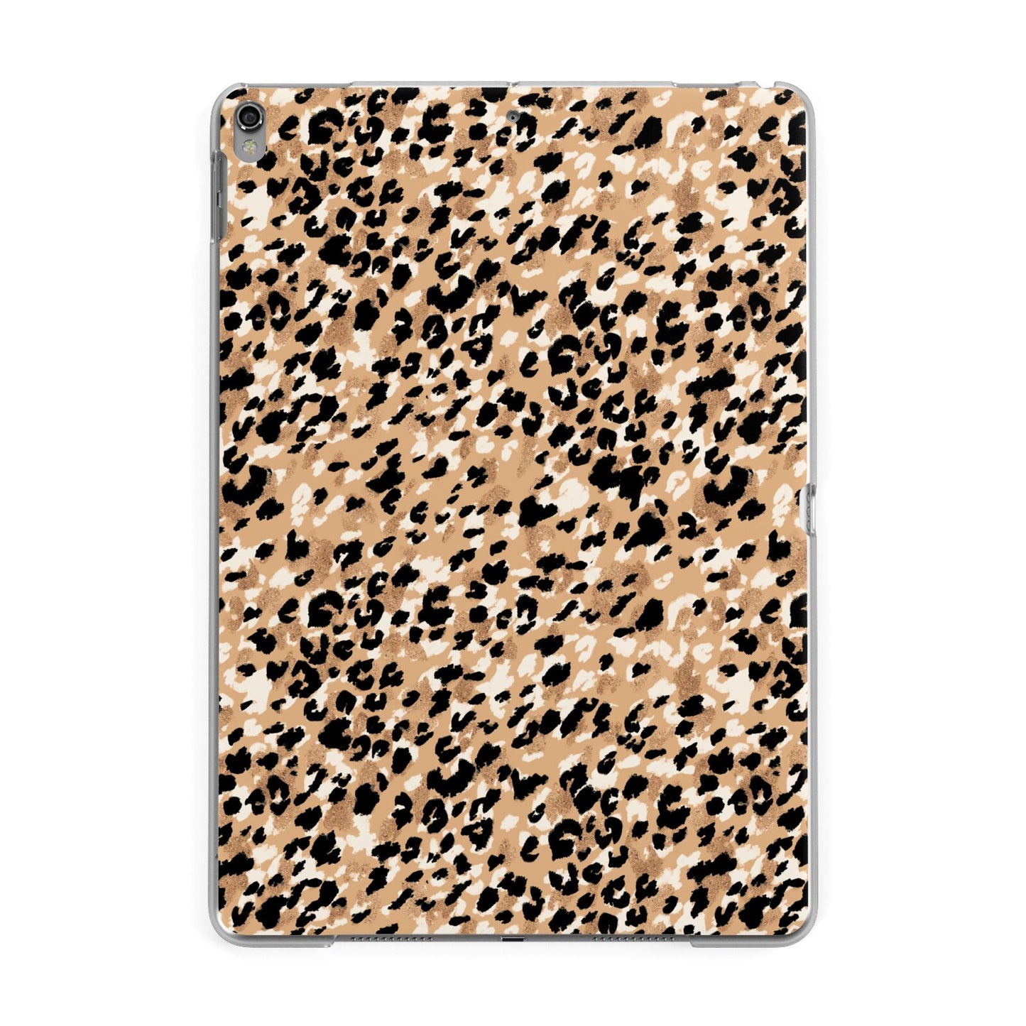Leopard Print Apple iPad Grey Case