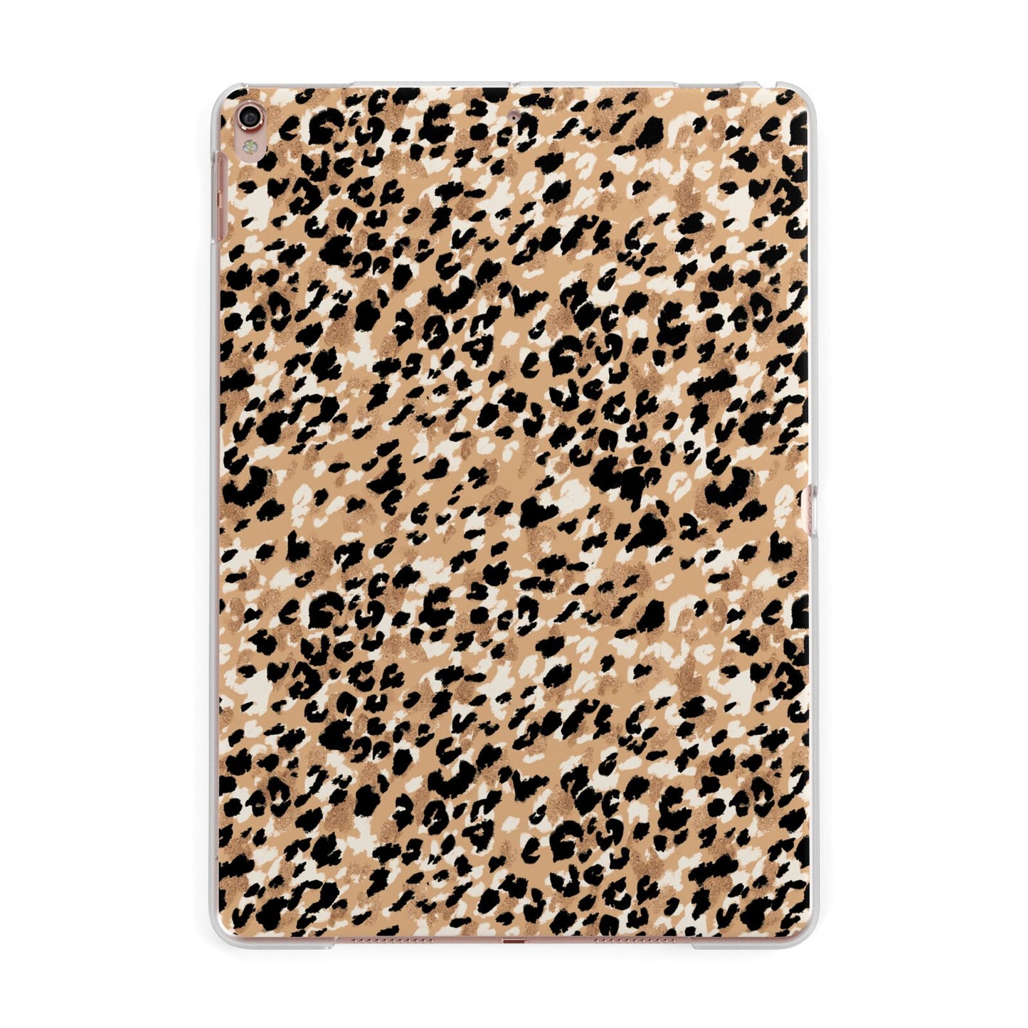 Leopard Print Apple iPad Rose Gold Case