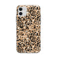 Leopard Print Apple iPhone 11 in White with Bumper Case