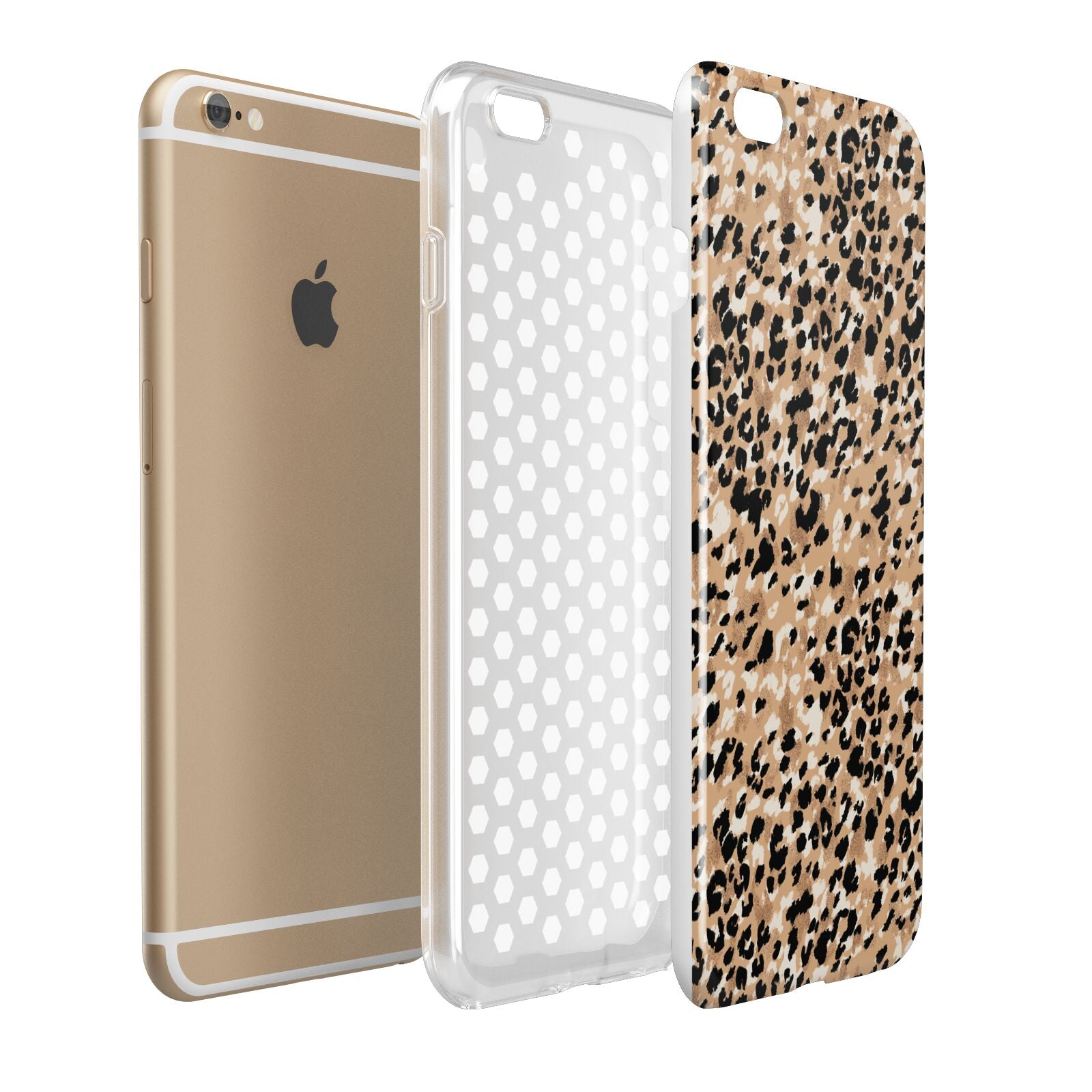 Leopard Print Apple iPhone 6 Plus 3D Tough Case Expand Detail Image