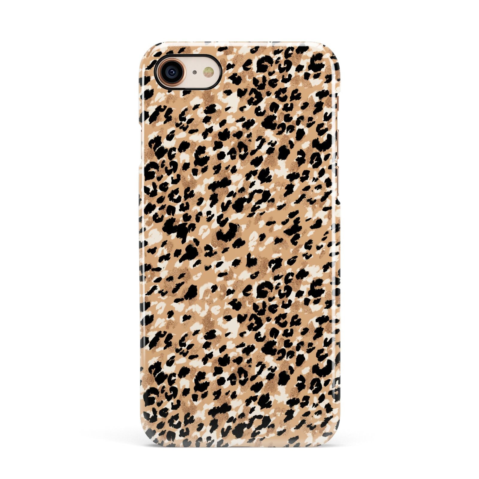 Leopard Print Apple iPhone 7 8 3D Snap Case