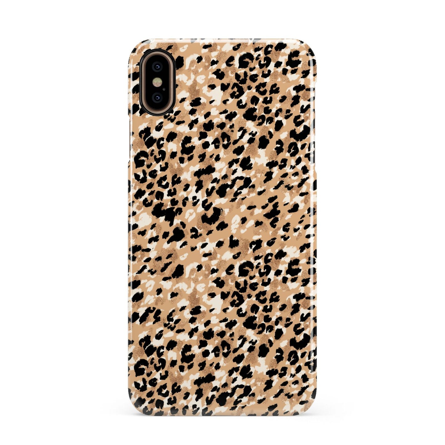 Leopard Print Apple iPhone Xs Max 3D Snap Case