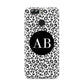 Leopard Print Black and White Huawei Nova 2s Phone Case