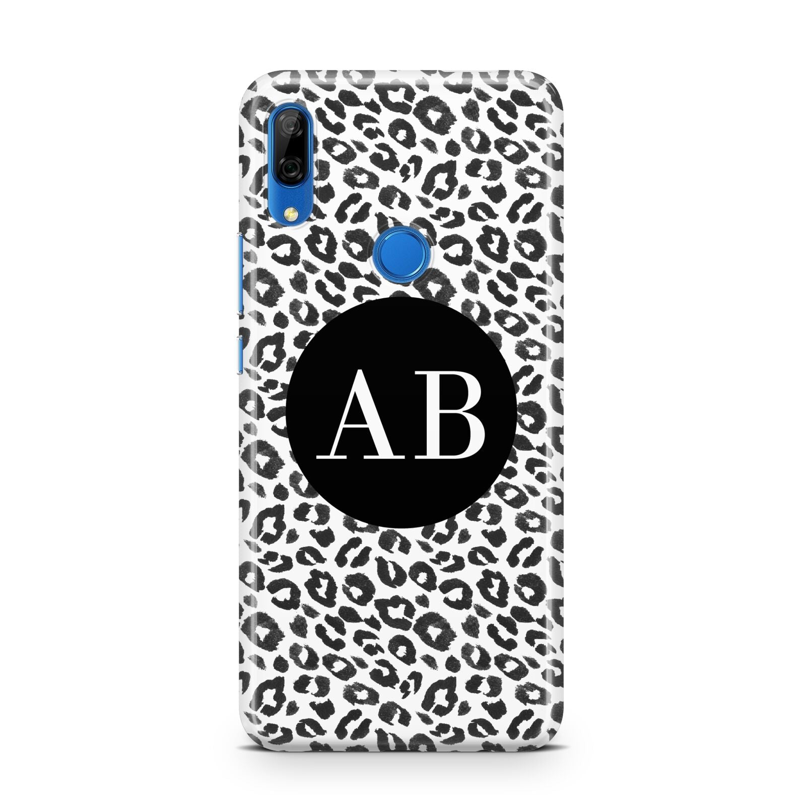 Leopard Print Black and White Huawei P Smart Z