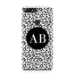 Leopard Print Black and White Huawei Y7 2018