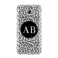 Leopard Print Black and White Samsung Galaxy A8 2016 Case