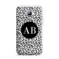 Leopard Print Black and White Samsung Galaxy J1 2015 Case