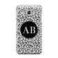 Leopard Print Black and White Samsung Galaxy J5 2016 Case