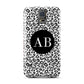 Leopard Print Black and White Samsung Galaxy S5 Case