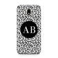 Leopard Print Black and White Samsung J5 2017 Case
