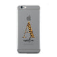 Leopard Print Initial with Name Apple iPhone 6 Case