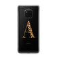 Leopard Print Initial with Name Huawei Mate 20 Pro Phone Case