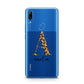 Leopard Print Initial with Name Huawei P Smart Z