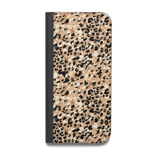 Leopard Print Vegan Leather Flip Samsung Case