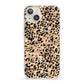 Leopard Print iPhone 13 Clear Bumper Case
