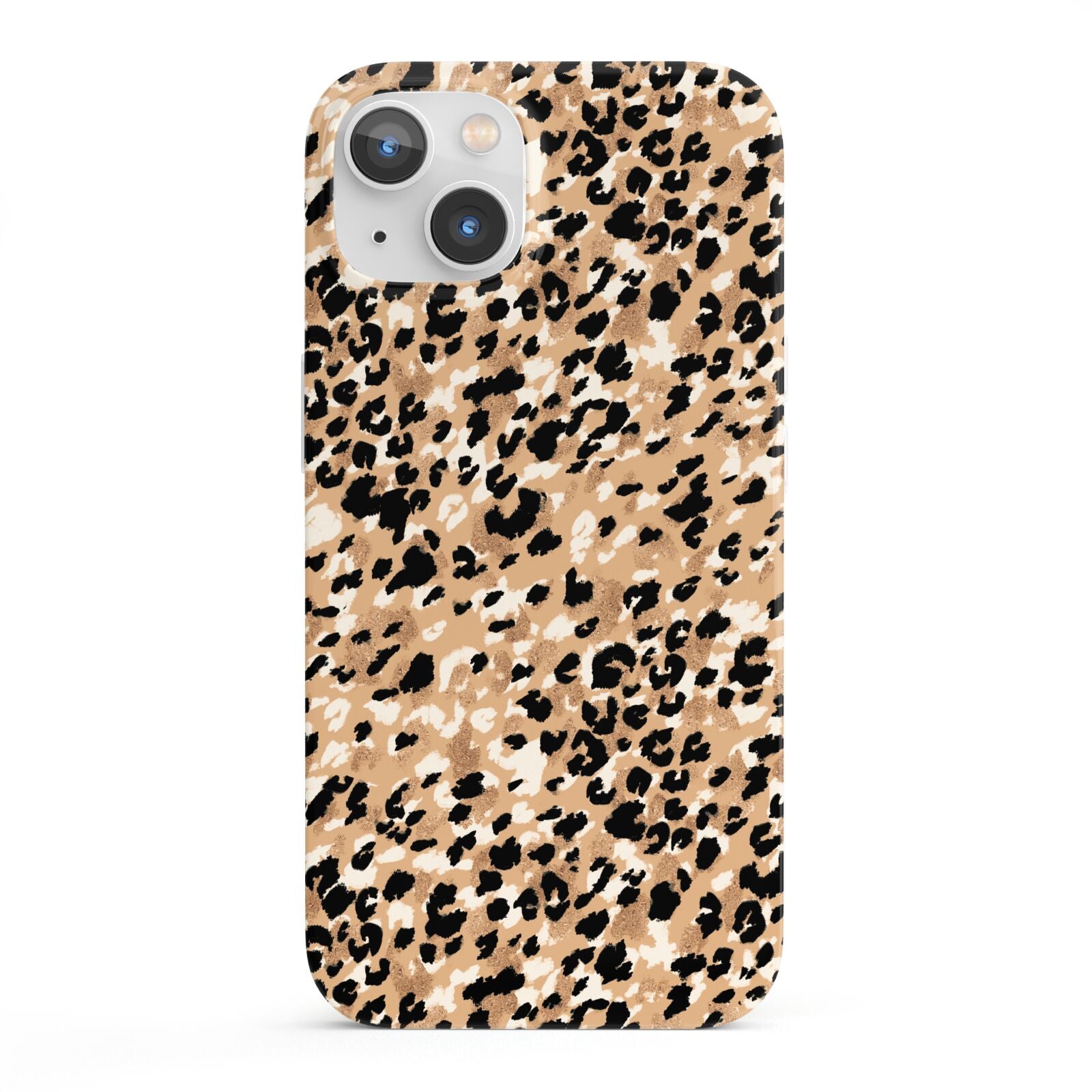Leopard Print iPhone 13 Full Wrap 3D Snap Case