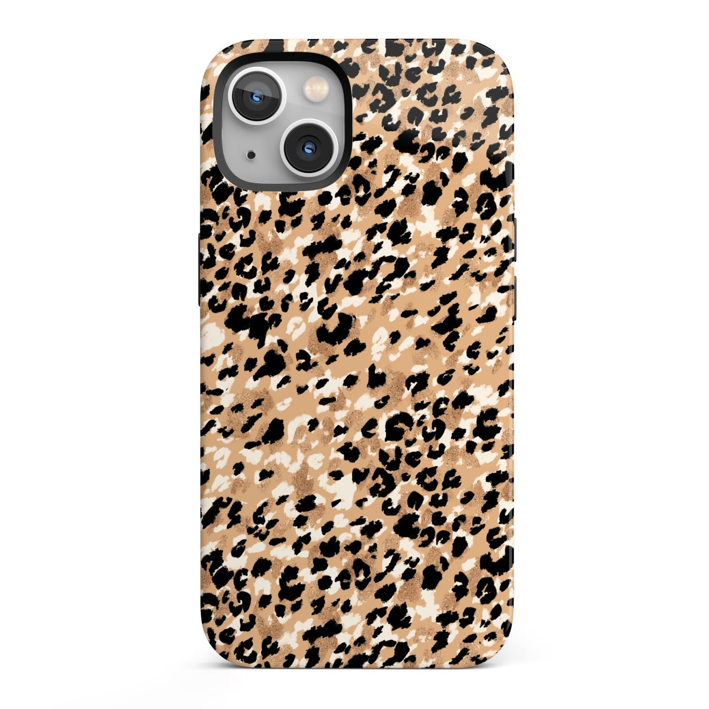 Leopard Print iPhone 13 Full Wrap 3D Tough Case