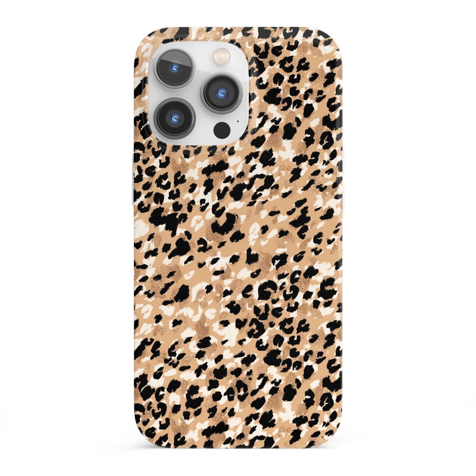 Leopard Print iPhone 13 Pro Full Wrap 3D Snap Case
