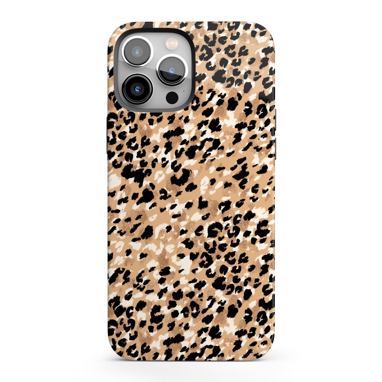 Leopard Print iPhone 13 Pro Max Full Wrap 3D Tough Case
