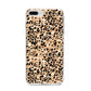 Leopard Print iPhone 8 Plus Bumper Case on Silver iPhone