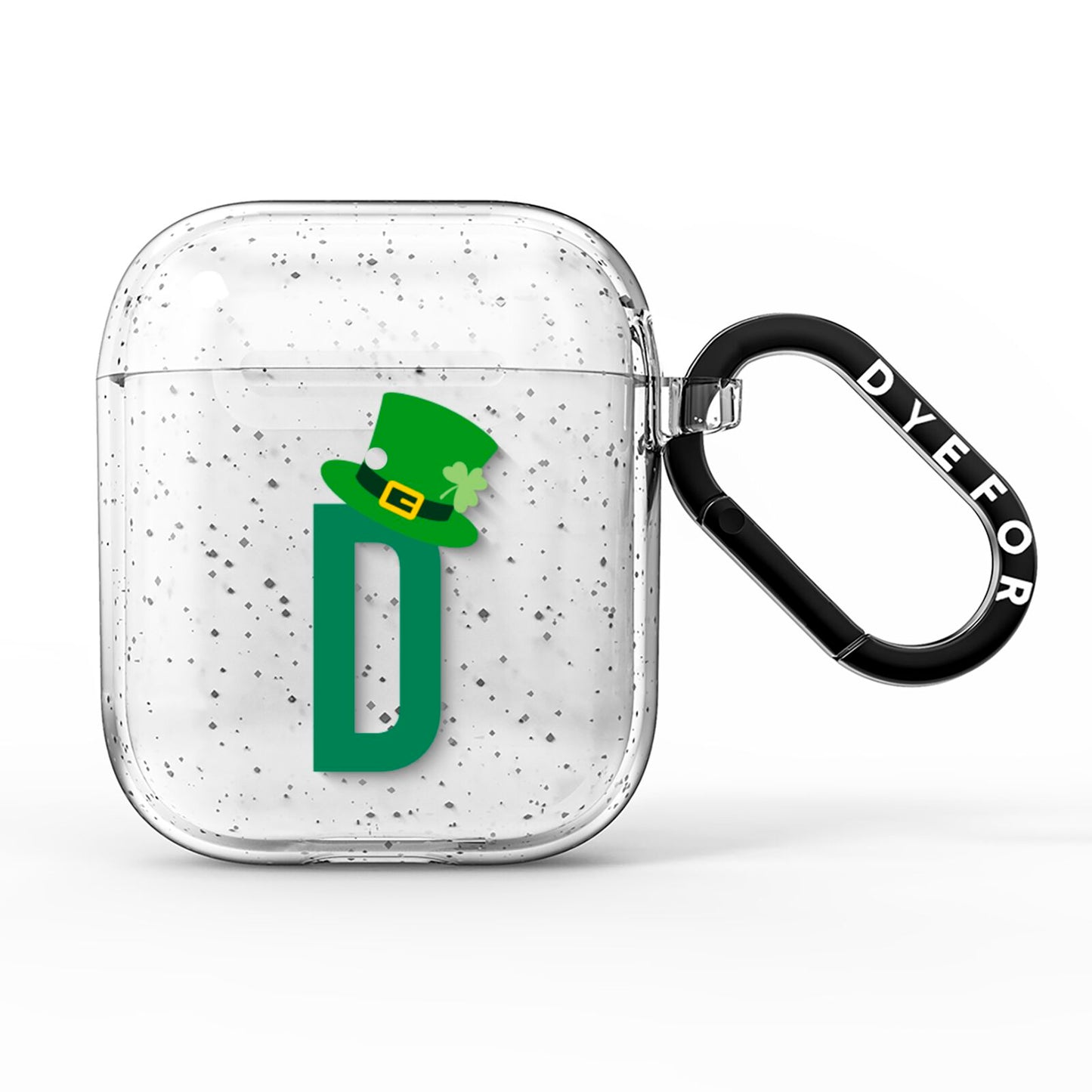 Leprechaun Hat Custom Monogram AirPods Glitter Case