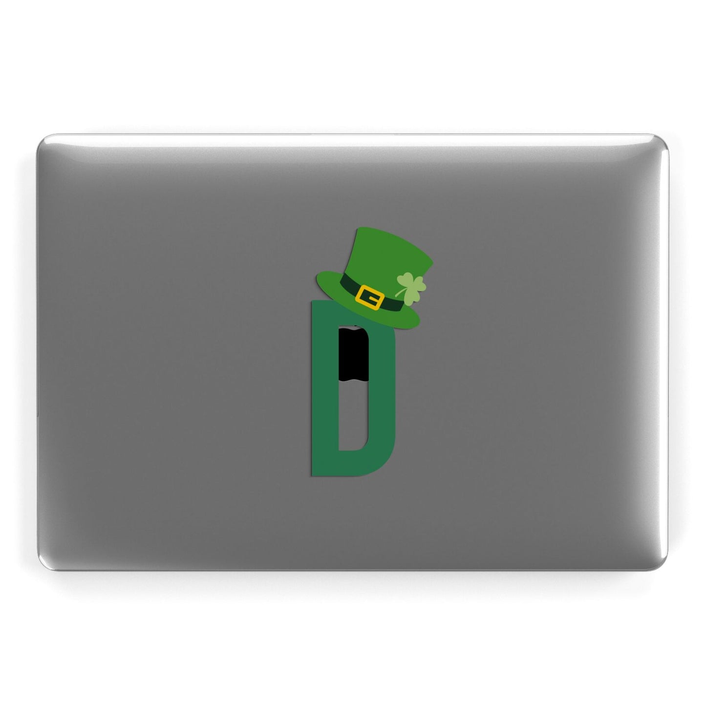 Leprechaun Hat Custom Monogram Apple MacBook Case
