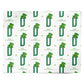 Leprechaun Hat Custom Monogram Personalised Wrapping Paper Alternative