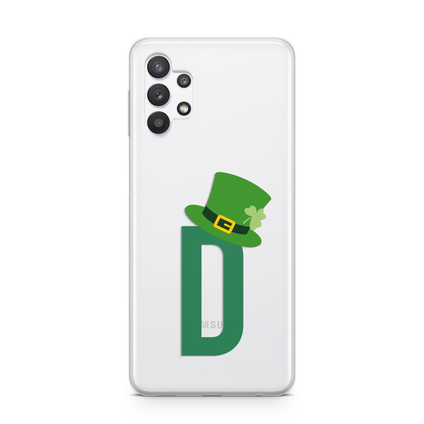 Leprechaun Hat Custom Monogram Samsung A32 5G Case