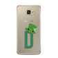 Leprechaun Hat Custom Monogram Samsung Galaxy A5 2016 Case on gold phone